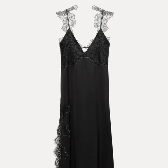 LACE LINGERIE STYLE DRESS - Picture 1 of 3